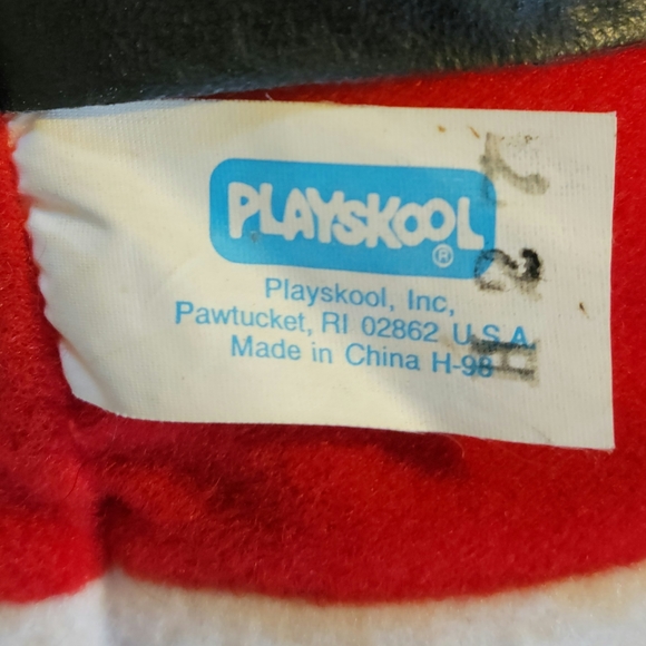 Vintage Disney "Christmas Mickey Mouse"~16" Mickey Santa Plush by Playskool 1988 - Picture 3 of 4